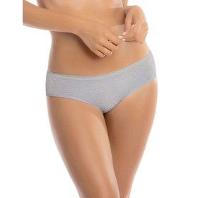 Трусы брифы хлопковые Sielei NATURAL COTTON 1441 grigio melange, Цвет: grigio melange (серый), Размеры: S