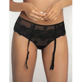 Пояс для чулок Sielei GLAM 1949 nero, Цвет: nero (черный), Размеры: XS