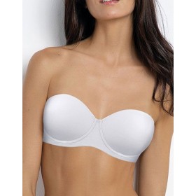 Гладкий бюстгальтер анжелика Sielei PLUS 2550 bianco, Цвет: bianco (белый), Размеры: 90C