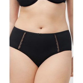 Трусы с высокой посадкой Ysabel Mora 19382 HIGH WAIST чёрный, Цвет: чёрный, Размеры: M