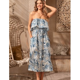 Сарафан с открытыми плечами Mia-Amore EIDAN 5731, Цвет: мультицвет, Размеры: L
