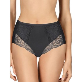 Высокие трусы с кружевом Janira BELLA BEST COMFORT 1032131 CAREY black, Цвет: black (черный), Размеры: L