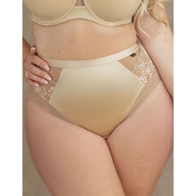 Высокие трусы Kris Line FIORE high waist телесный, Цвет: телесный, Размеры: 2XL