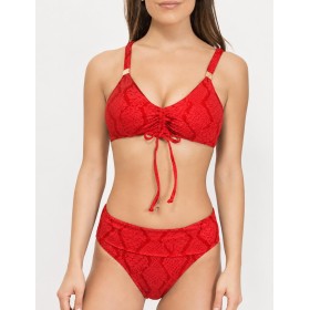 Купальник мягкий без косточек Sielei JQ52+JQ67 rosso, Цвет: rosso (красный), Размеры: 75C
