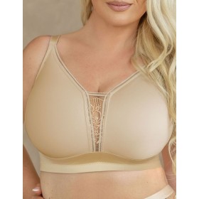 Бюстгальтер без косточек Kris Line FIORE soft pro comfort no wire, Цвет: телесный, Размеры: 70I