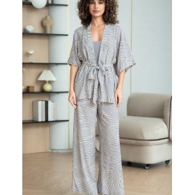 Пижама-тройка Mia-Amore ALMA 5875, Цвет: серый, Размеры: 2XL