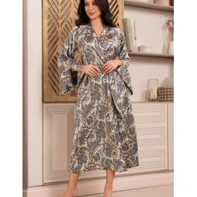 Халат из смесового шелка Mia-Amore ANITA 4759, Цвет: мультицвет, Размеры: 2XL/3XL