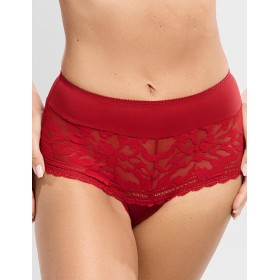 Высокие трусы слипы Empreinte 05224 LEIA рубин, Цвет: рубин, Размеры: S