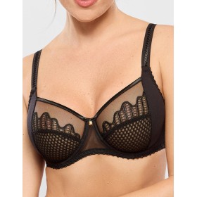 Бюстгальтер мягкий Empreinte 07233 LUNA чёрный, Цвет: чёрный, Размеры: 100E
