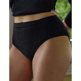 Трусы слипы комфорт Janira BLOOM Slip 1031820 black, Цвет: black (черный), Размеры: M