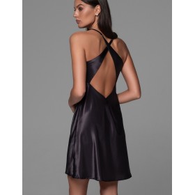 Короткая сорочка из шелка Mia-Amore DENISA 4864, Цвет: мультицвет, Размеры: M