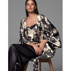Шелковый комплект-тройка Mia-Amore DENISA 4865, Цвет: мультицвет, Размеры: 2XL