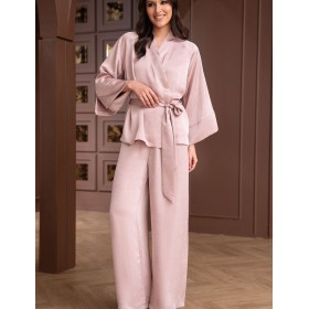 Пижама с широкими брюками Mia-Amore SMOKY ROSE 9015, Цвет: розовый, Размеры: 3XL