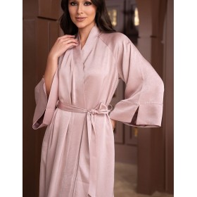 Длинный халат-кимоно Mia-Amore SMOKY ROSE 9019, Цвет: розовый, Размеры: L/XL