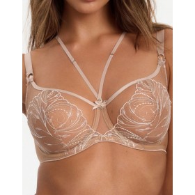 Бюстгальтер балконет мягкий Bella Misteria CARAMEL MIRROR soft balconette, Цвет: телесный, Размеры: 65E