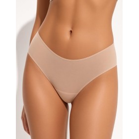 Трусы бразилиана Julimex MOUSSE BRASIL бежевый, Цвет: бежевый, Размеры: XS/S