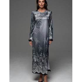 Длинное домашнее платье Mia-Amore KARMELITA 4727, Цвет: мультицвет, Размеры: 2XL