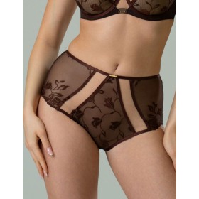 Трусы высокие Subtille RACHEL CHOCO high-waist, Цвет: шоколадный, Размеры: M
