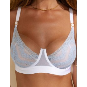 Бюстгальтер мягкий Kinga BREEZE BLUE 1262-SC, Цвет: голубой, Размеры: 65E