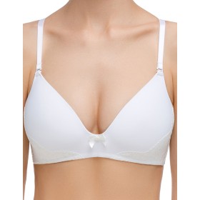 Поролоновый бюстгальтер без косточек Mioocchi MADLEN 7732 bianco, Цвет: bianco (белый), Размеры: 70D