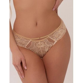 Кружевные бразилиана Subtille ESTELLA GOLD brazilian, Цвет: золотой, Размеры: S