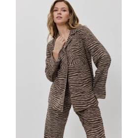 Пижама женская из вискозы Aruelle FRIDA, Цвет: коричневый, Размеры: S