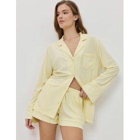 Пижама с шортами из модала Aruelle CASSIA, Цвет: жёлтый, Размеры: S
