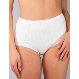 Высокие трусы слипы Verde Veronica AR39 milk, Цвет: milk (молоко), Размеры: XL