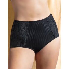 Высокие трусы слипы Verde Veronica AR39 nero, Цвет: nero (черный), Размеры: M