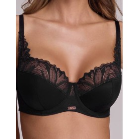 Бюстгальтер полумягкий Ava YASEMIN 2105 PU black, Цвет: черный, Размеры: 65F