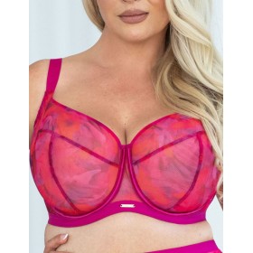 Бюстгальтер с подкроем Kris Line ROSABELLA soft full cup, Цвет: розовый цикламен, Размеры: 65G