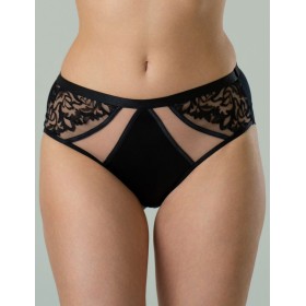Трусы слипы комфорт Subtille BARBARA BLACK high-waist, Цвет: черный, Размеры: L