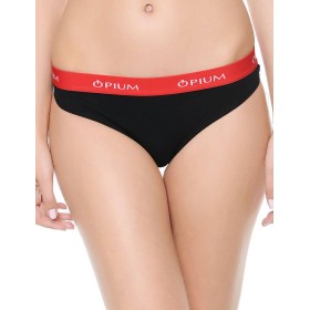 Трусы стринги с заниженной талией  Opium T-39 NERO, Цвет: черный, Размеры: L