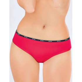 Трусы слипы с контрастной резинкой Opium T-97, Цвет: коралловый, Размеры: S