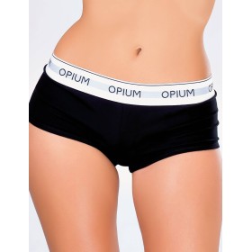 Хлопковые трусы шортики Opium T-96 MELANGE GREY, Цвет: серый меланж, Размеры: M