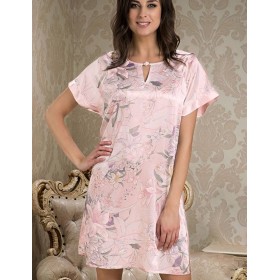 Туника из натурального шелка Mia-Amore EDEM 5955, Цвет: розовый, Размеры: L/XL