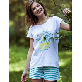 Комплект Key LNS 055, Цвет: зеленый/белый, Размеры: S