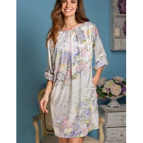 Туника шелковая Mia-Amore LILIANNA 5997, Цвет: молочный, Размеры: 4XL/5XL