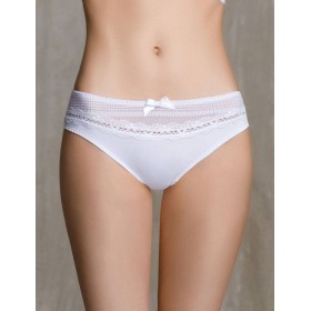Трусы бразилиана Amelie PLEAT 8043-3 белый, Цвет: белый, Размеры: M