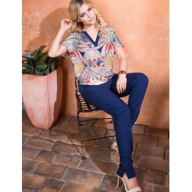 Комплект с брюками Mia-Mia MAYA 16136, Цвет: принт 973, Размеры: S