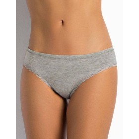 Трусы слипы хлопковые Sielei I PERFETTI 1255 SLIP grigio melange, Цвет: grigio melange, Размеры: XS
