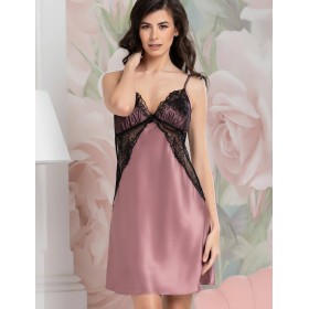 Сорочка шелковая Mia-Amore OLIVIA 3640 античная роза, Цвет: античная роза, Размеры: L
