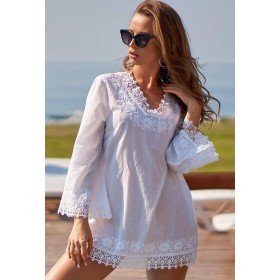 Короткая туника Mia-Amore ARGENTINA 1363, Цвет: белый, Размеры: M