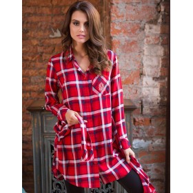 Рубашка-туника в клетку Mia-Mia DAVINA 16253 принт 305, Цвет: принт 305, Размеры: S