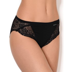 Трусы слипы миди Janira MILANO CHARM COTTON 1031689 negro, Цвет: negro (черный), Размеры: M