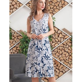 Сорочка без рукавов Mia-Mella MADLEN 6388, Цвет: синий, Размеры: 3XL