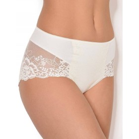 Высокие трусы слипы с танга эффектом Janira CAREY GRETA 1031447 ivory, Цвет: ivory (крем), Размеры: XL