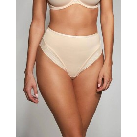 Высокие стринги Kris Line FORTUNA COMFORT stringi high waist light телесный, Цвет: телесный, Размеры: M