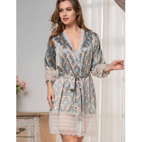 Халат-кимоно атласный Mia-Amore PALERMO 9693, Цвет: оригинал, Размеры: XS