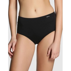 Трусы слипы высокие хлопок JANIRA MAXI PERFECT DAY COTTON 1031390 negro, Цвет: negro (черный), Размеры: L